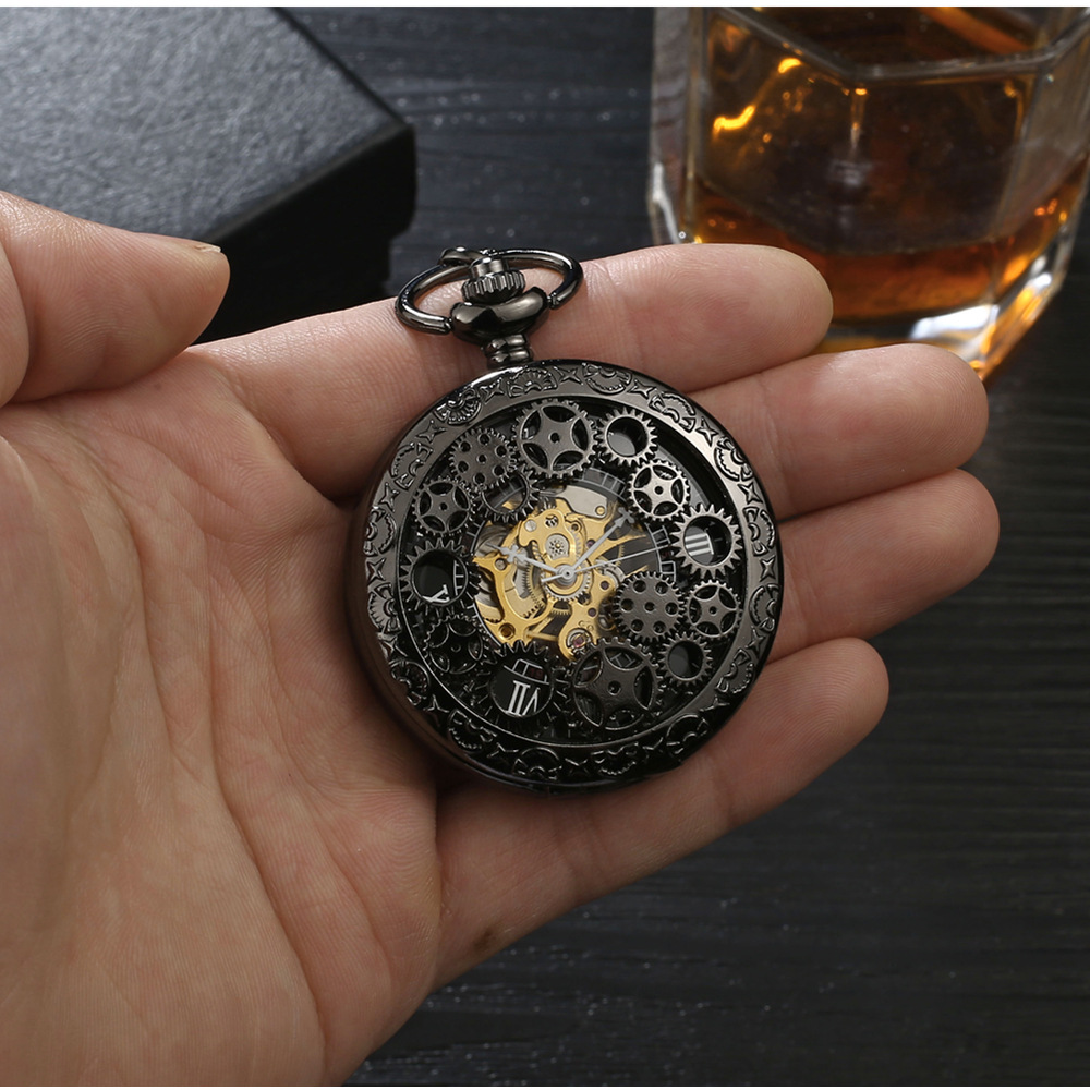 Antique Mechanical Pocket Watch Image 7