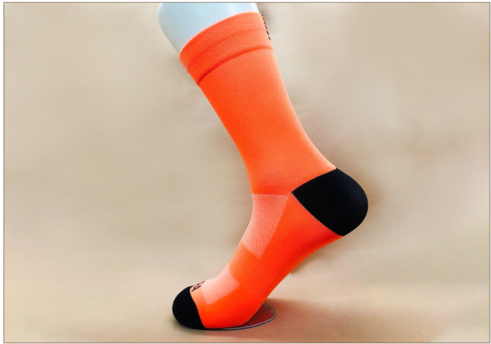 Breathable Cycling Socks - Rose Red