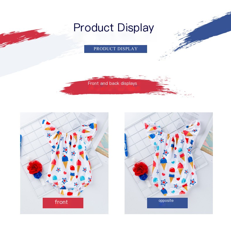 Independence Day Baby Romper Image 6