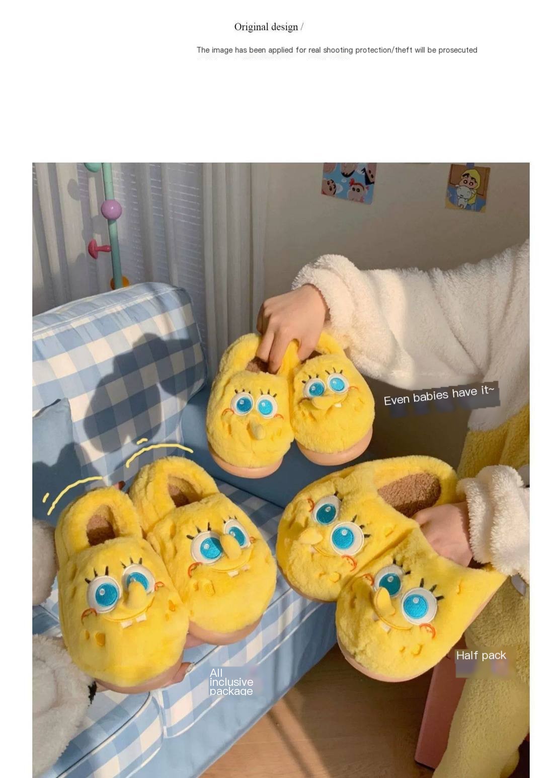 Cotton Slippers Image 4