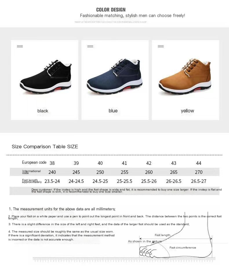 Thickened Cotton Shoes
