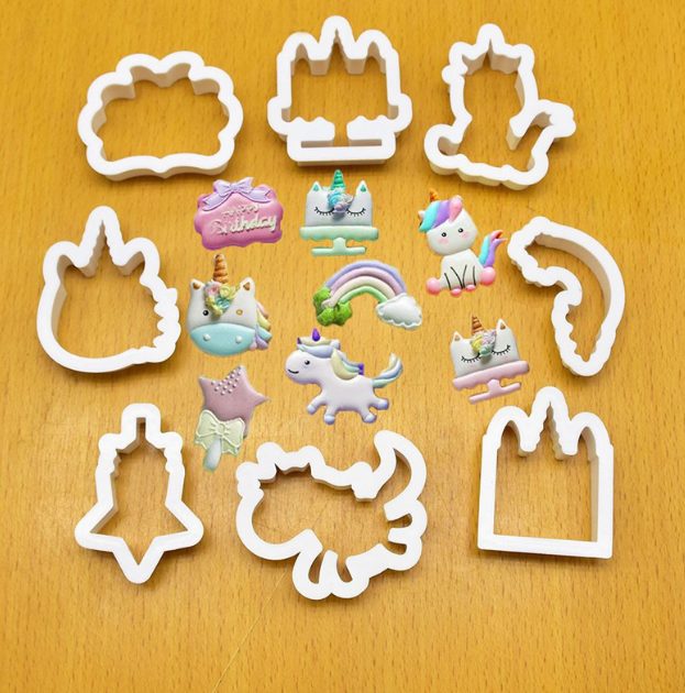 Unicorn Cookie Cutter Set