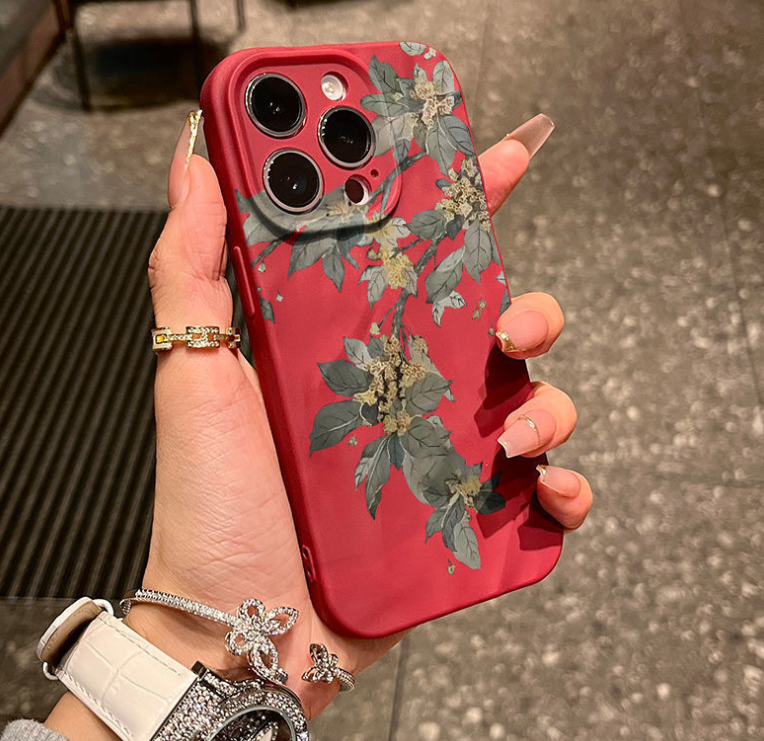 Retro Flower Phone Case Style 6