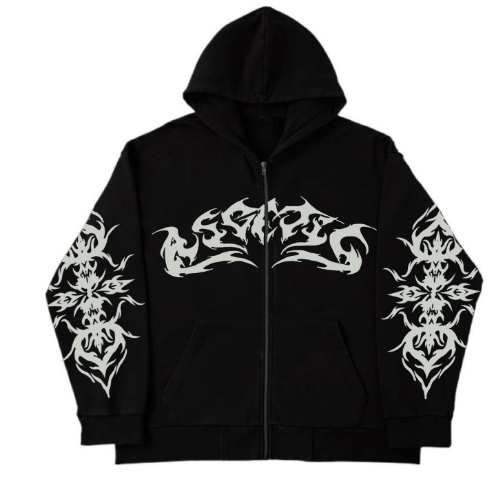 Graffiti Pattern Hoodie