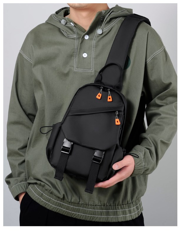 Visão interna da mochila tática