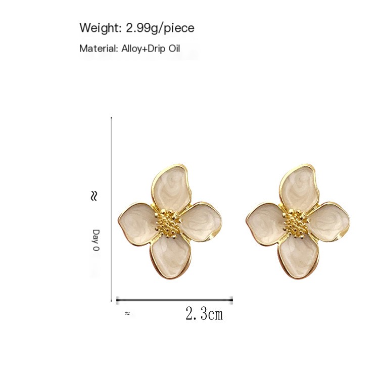 Hibiscus Flower Earrings