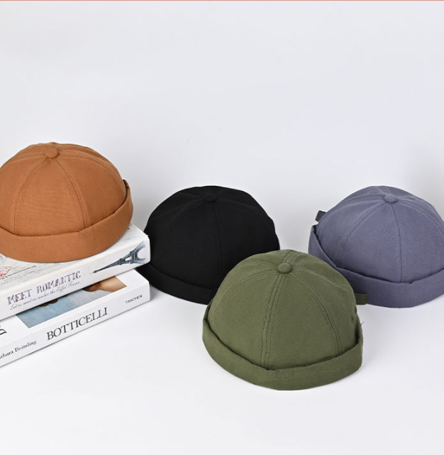 Domed Short Brimmed Cap - Image 1