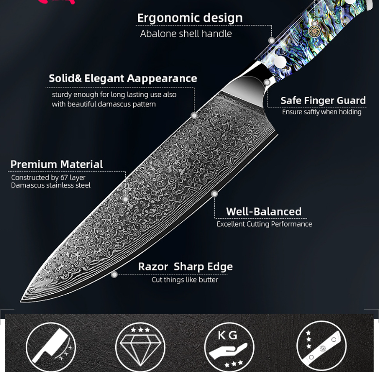 Damascus Knife 5