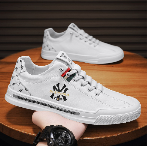 High-Top Canvas Shoes 1