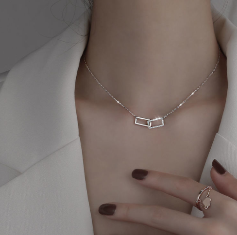 Geometric logo pendant