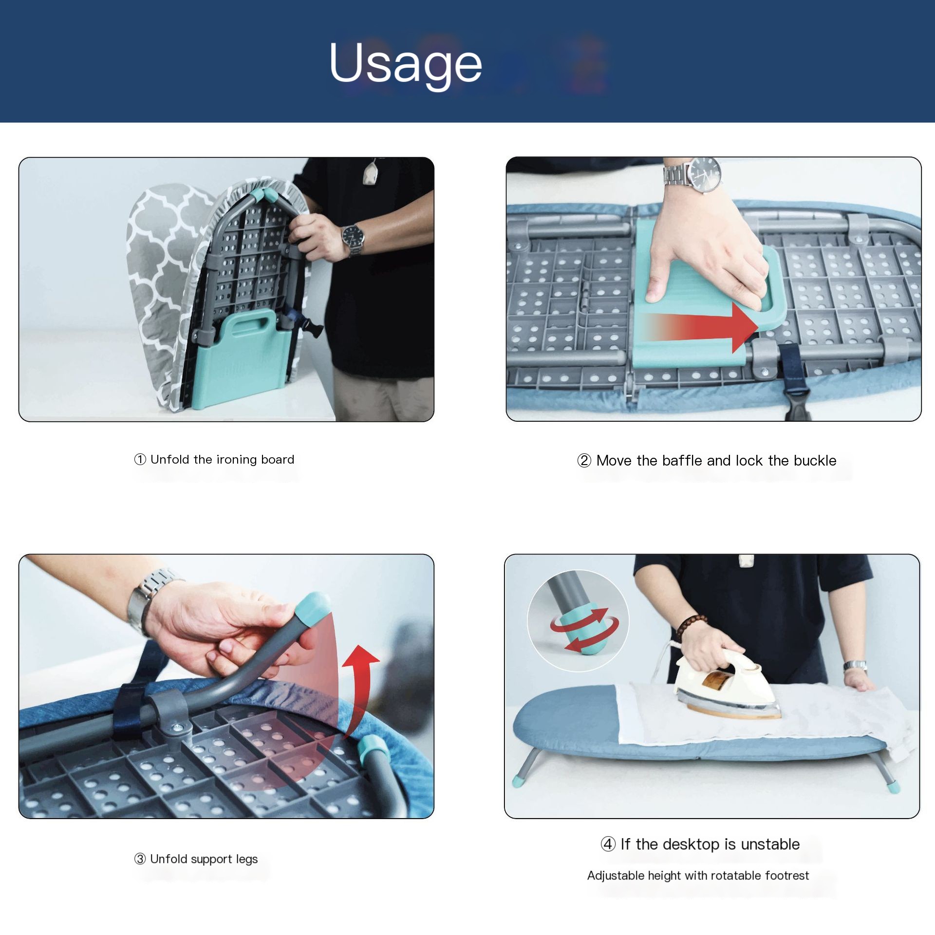 Foldable ironing board image 3