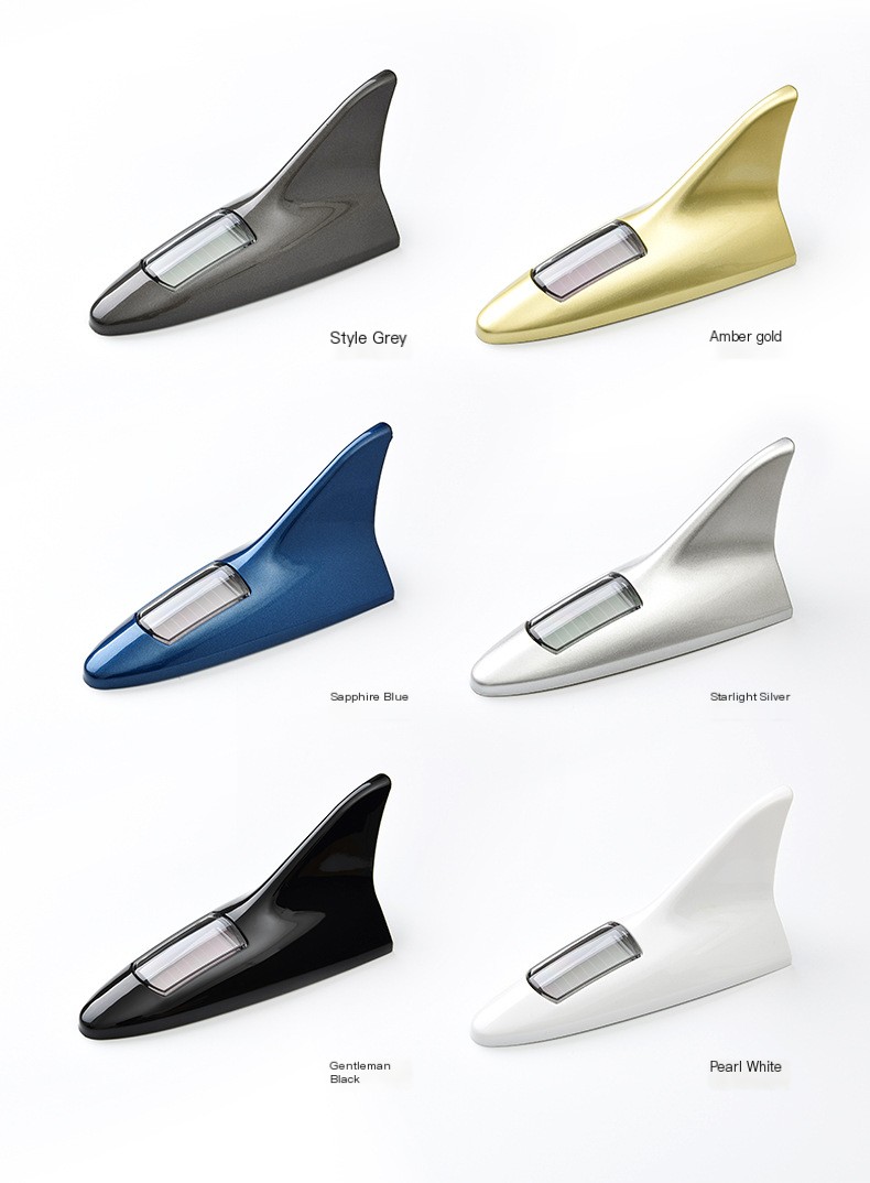 Solar Shark Fin Antenna Light