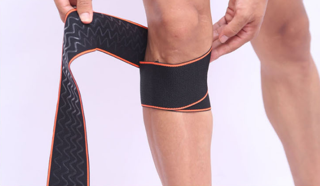 Knee and Leg Support Wraps - Orange