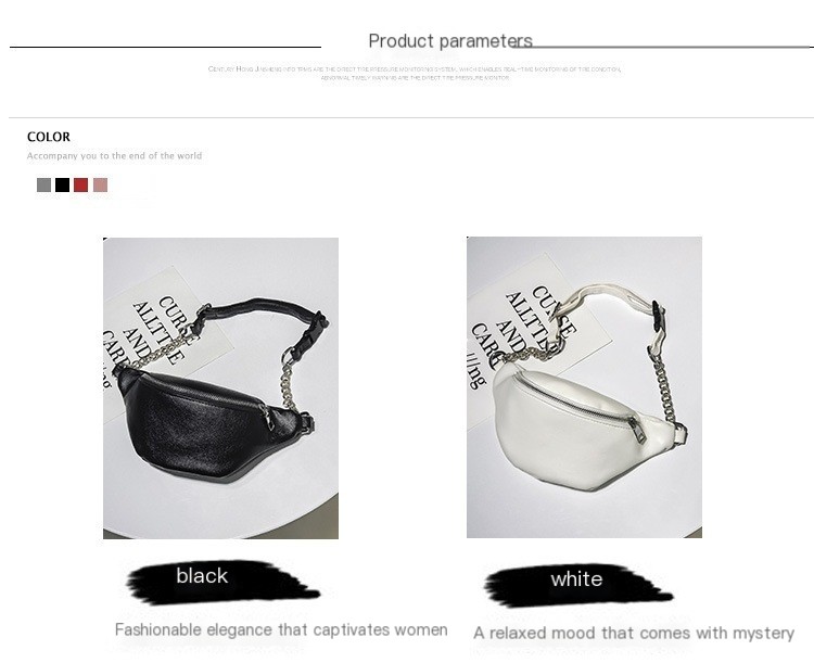 Trendy Casual Chain Waist Bag