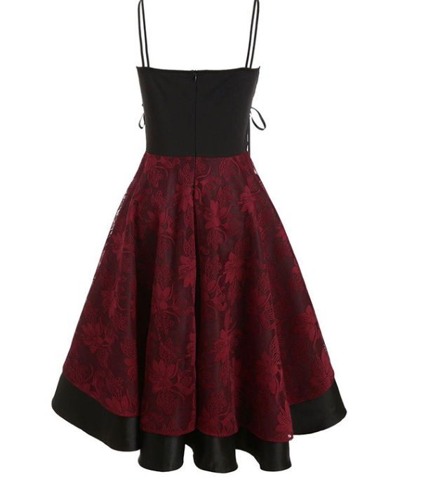 Gothic Midi Party Dress Image 2
