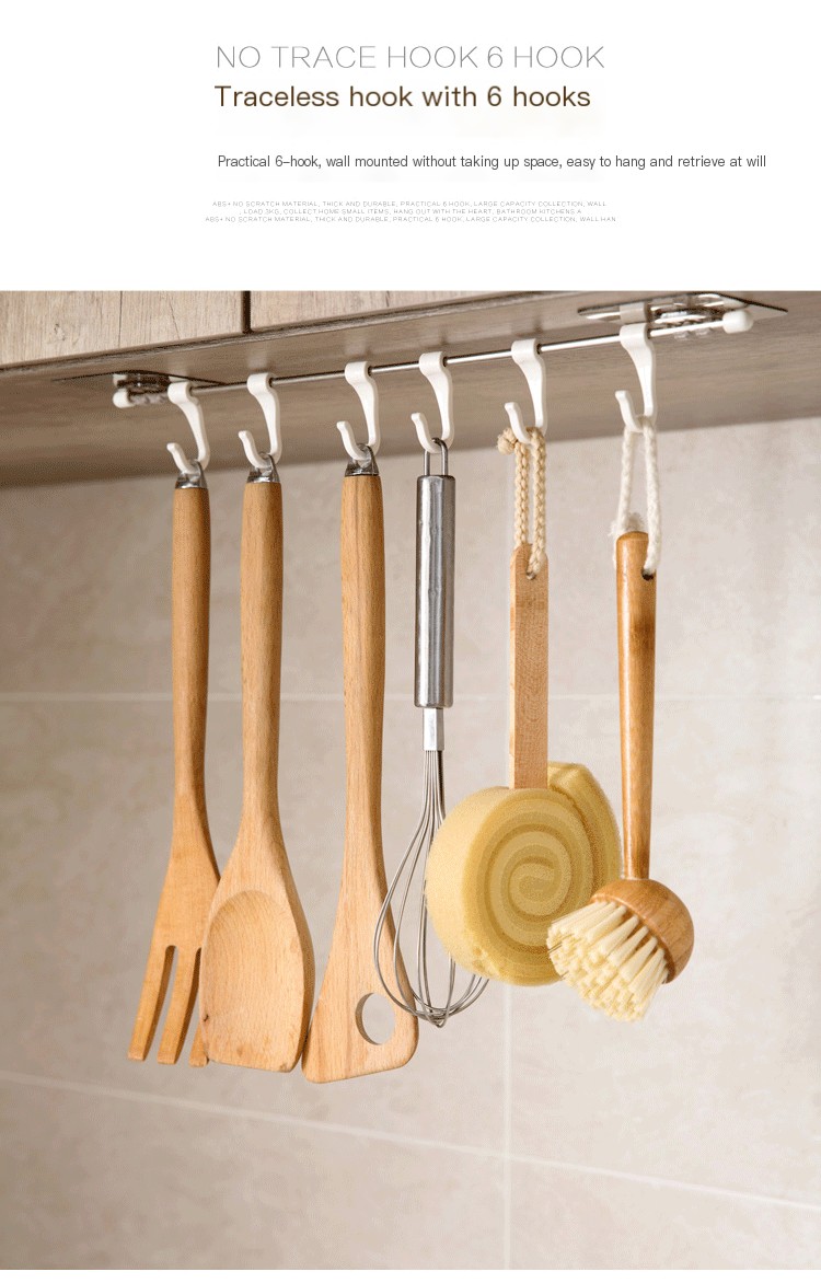 Stainless Steel Six Hook Image 1