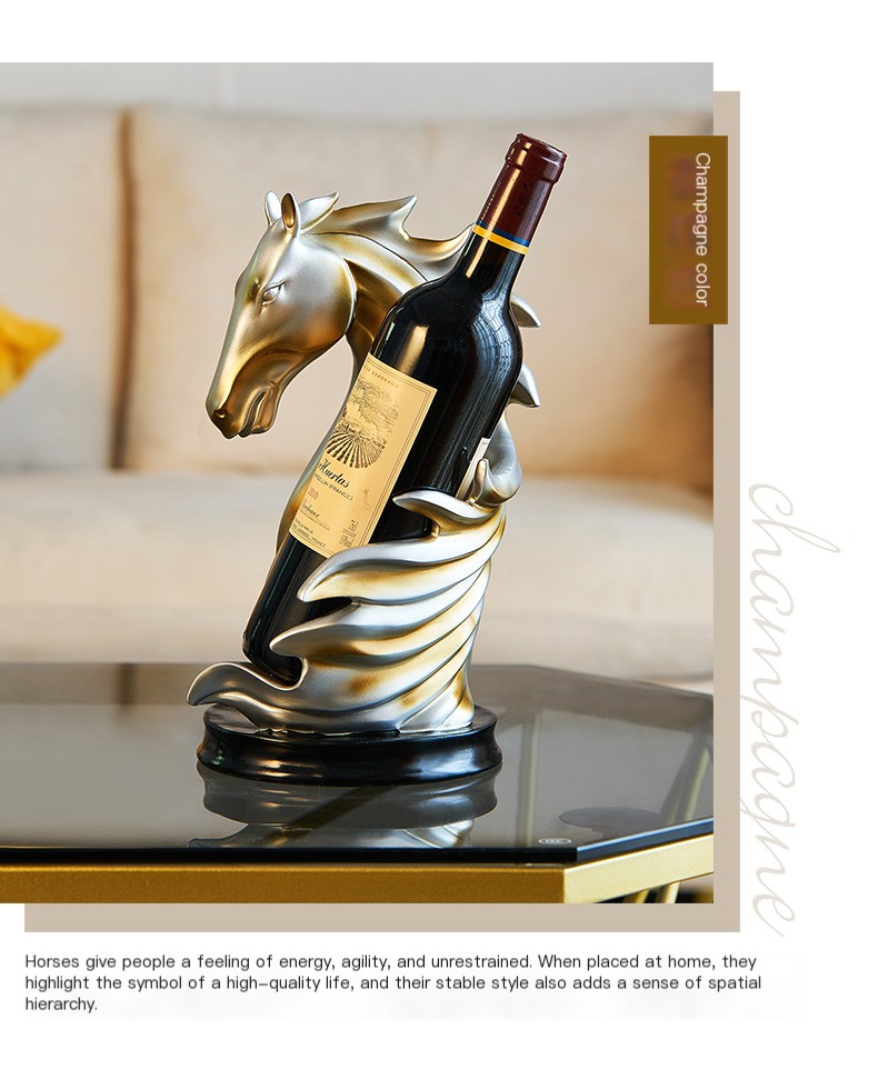 Horse Head Wine Rack Image 6
