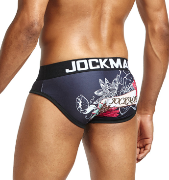 Men's Low Waist Nylon Briefs Image 3