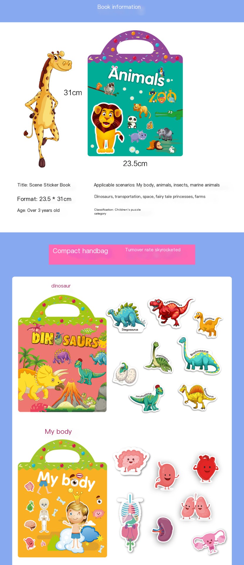 Children's Sticker Book Image 1