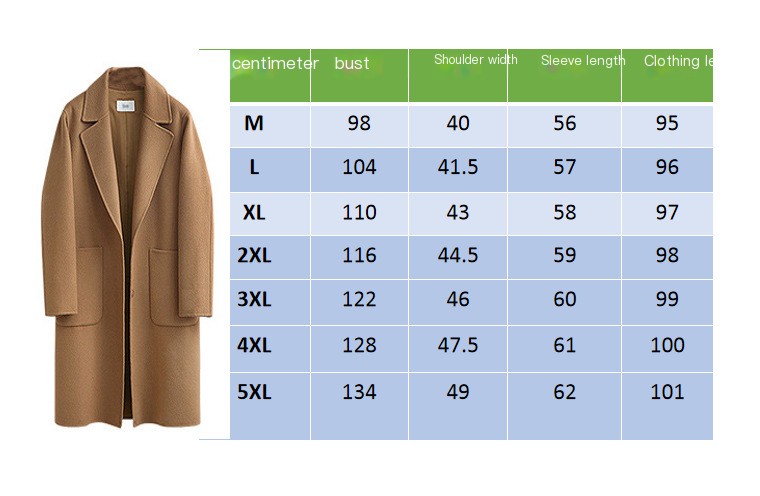 Loose Mid-length Woolen Coat With Hood
