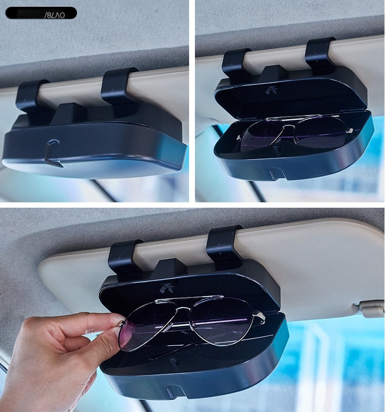 Car Sunglasses Case Gray