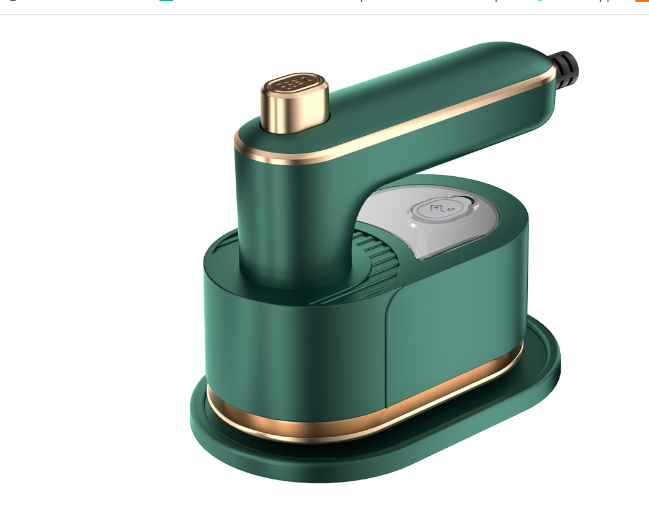 Mini Steam Iron in Use