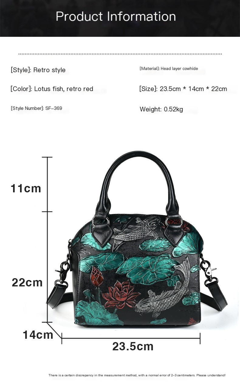 Genuine Leather Handbag