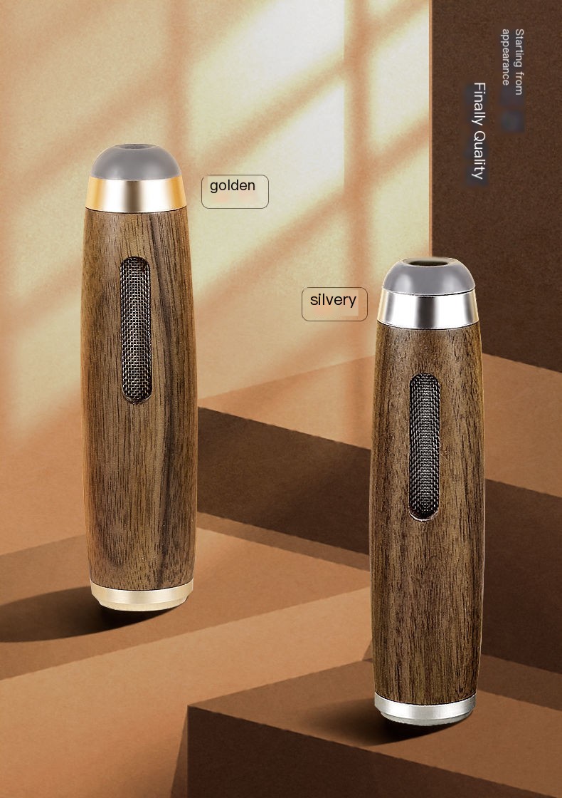 Portable Walnut Wood Ashtray 9