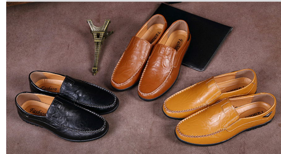 Men's Leather Moccasin - Style 1