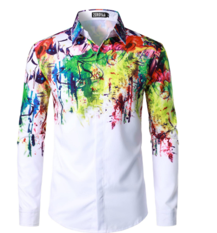 Men's Long Sleeve Shirt - Front View
