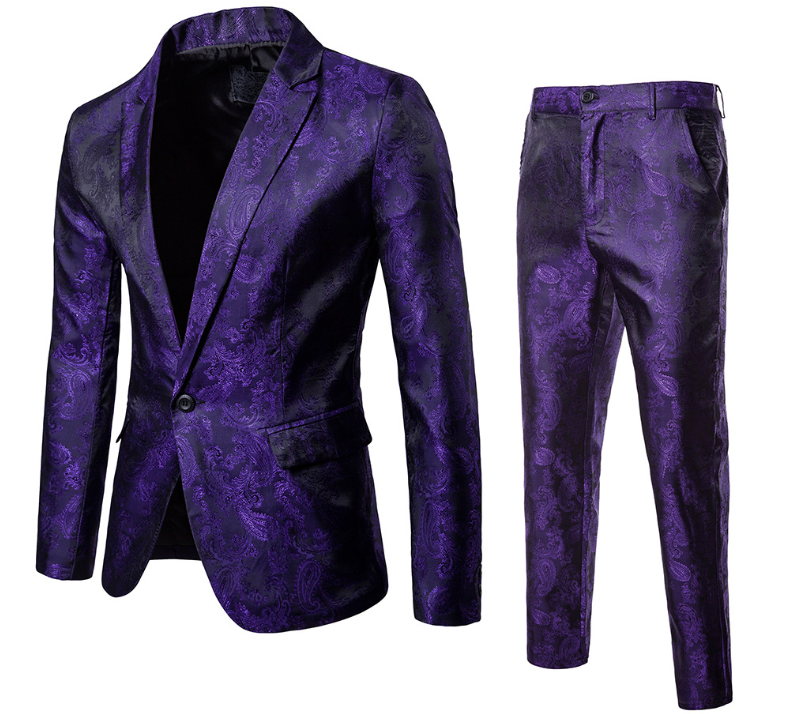 Jacquard Suit Set Image 3