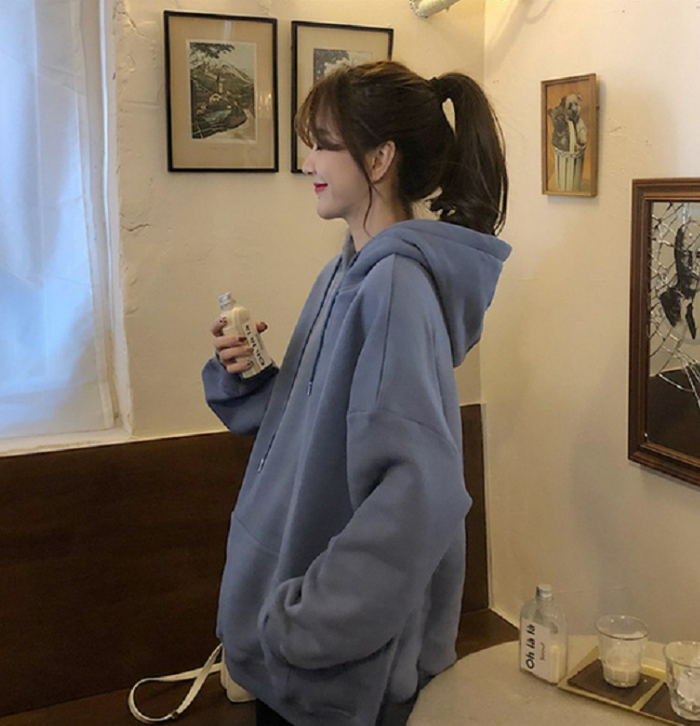 Hoodie in Apricot