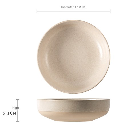 Home Vintage Style Ceramic Western Dinner Plate 2
