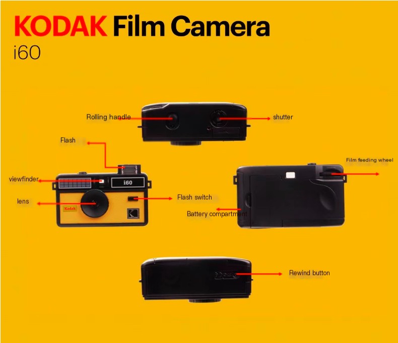 Kodak i60 Retro Film Camera Purple