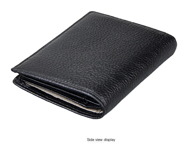 Black leather wallet