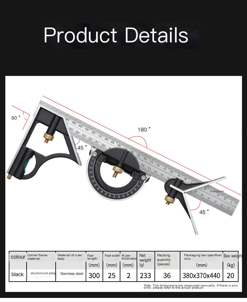 Combination Square Set