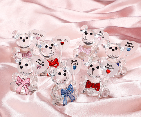 Crystal Bear Figurine 3