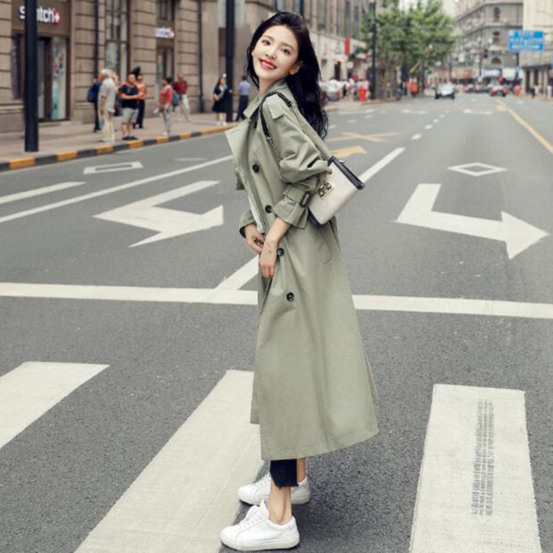 Stylish Trench Coat Front View