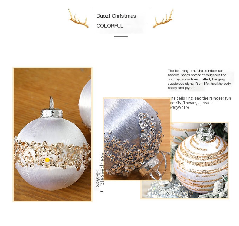 Elegante Baumdekorationen