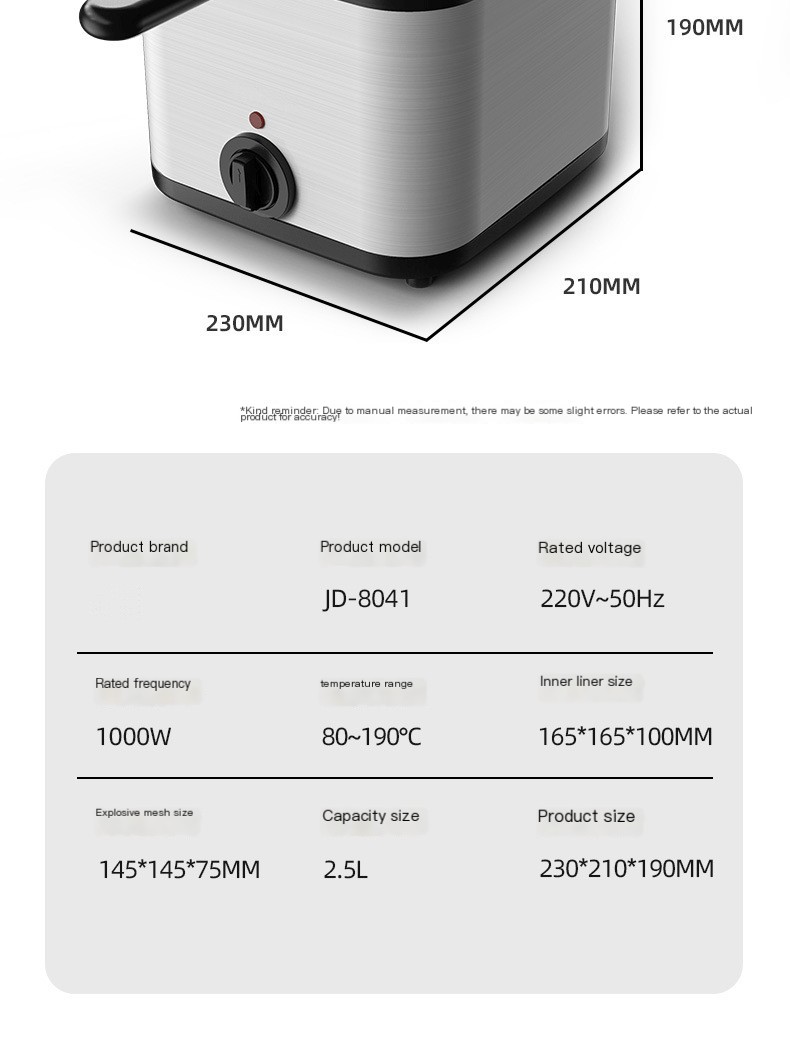 Electric Deep Fryer Image 5