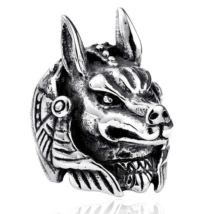 Wolf Head Ring Image 1