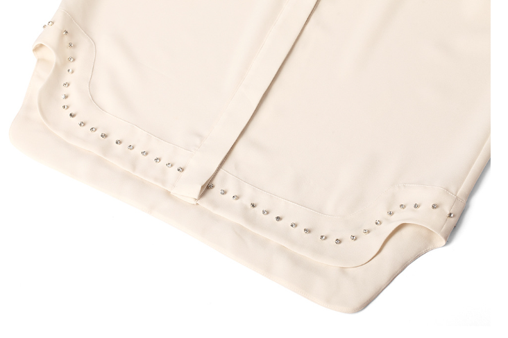 Beige Blouse Close-up