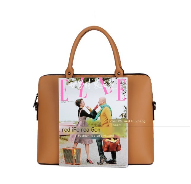 Large Capacity Document Notebook Bag - Yellow