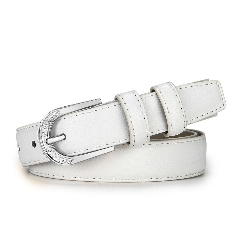 Red belt golden buckle