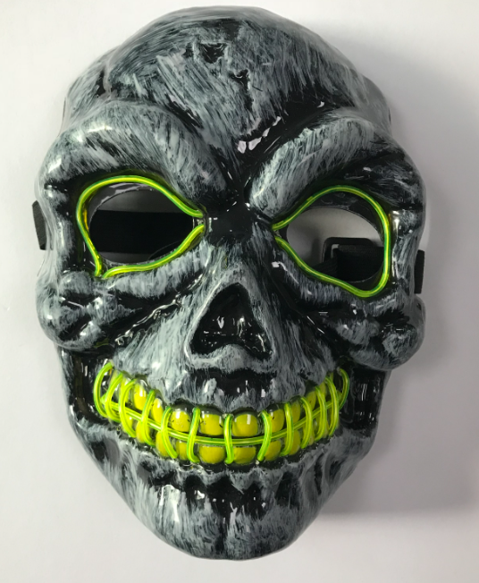 Skull Light-Up Mask