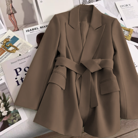Fashionable Belt Blazer 5