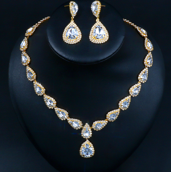 Bridal Jewelry Set Silver
