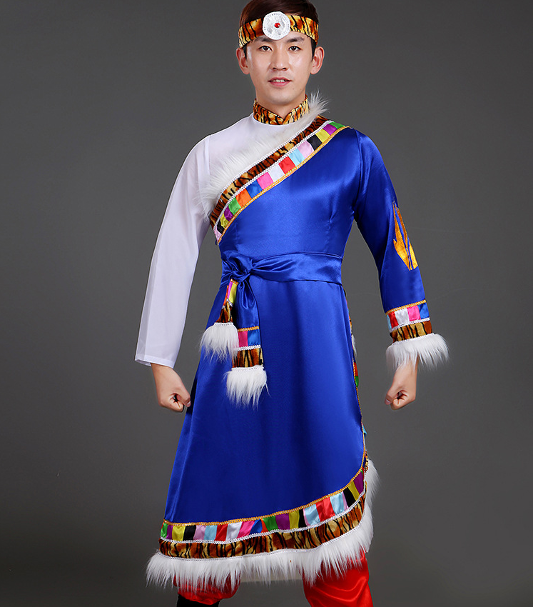 Tibetan Dance Costume Red