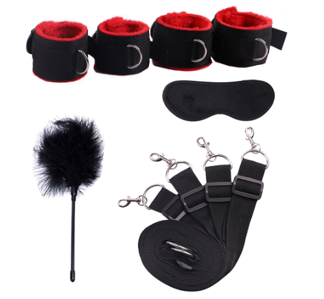 Set de Restricciones de Bondage Bajo el Colchón