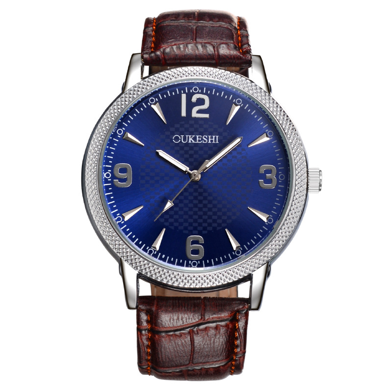 Quartz Watch Black Belt Black Face